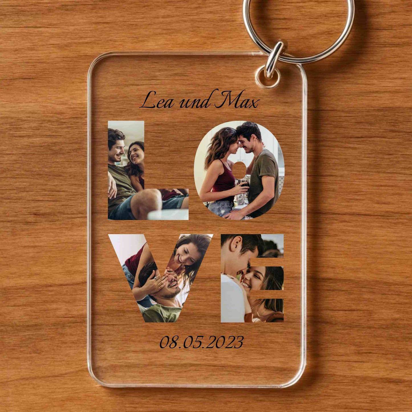 Love - Personalisierter Schlüsselanhänger