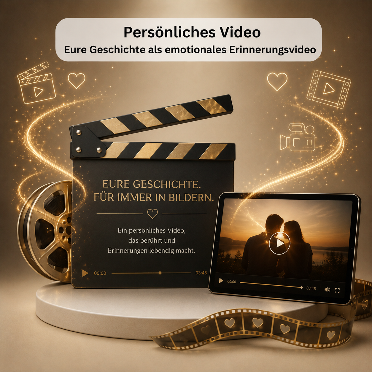 Persönliches Video - Eure Geschichte als emotionales Erinnerungsvideo