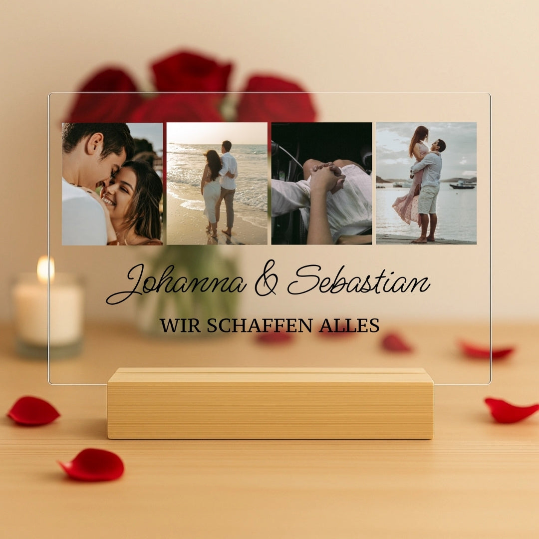 Wir schaffen alles - Personalisierte Acryltafel (30x20)