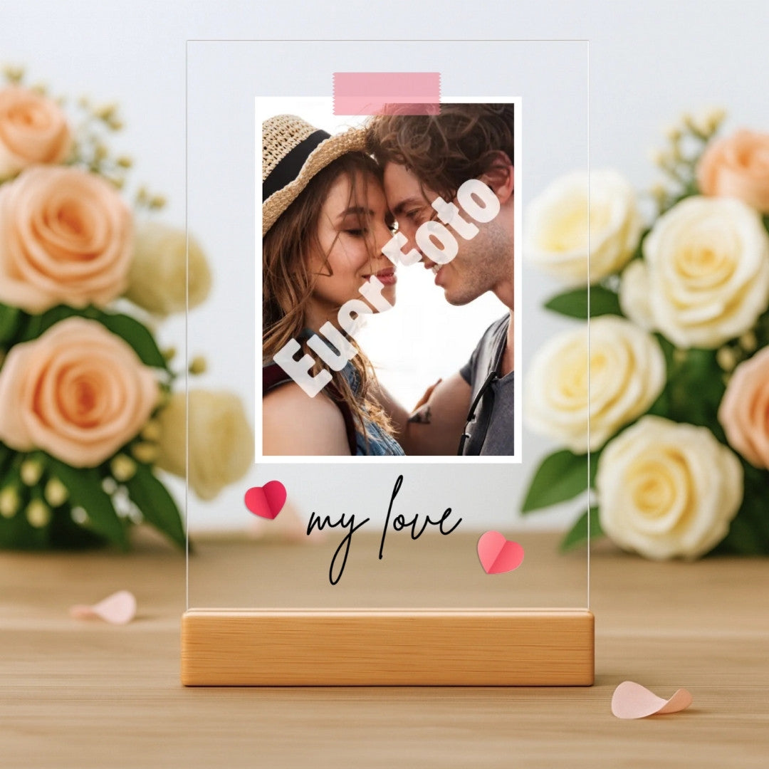 my love - Personalisierte Acryltafel (20x30)