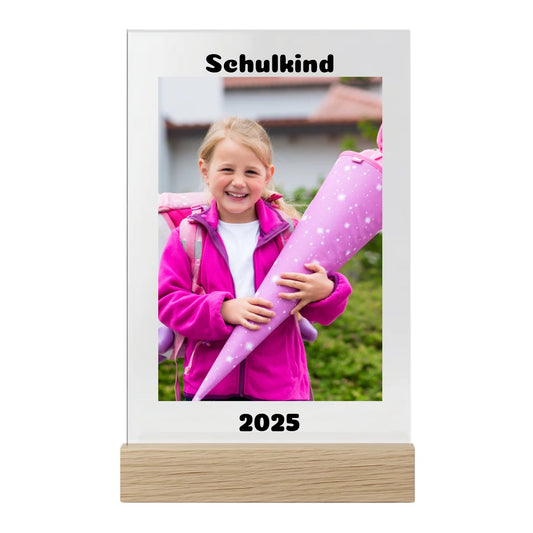 Mein erster Schultag - Personalisierte Acryltafel (20x30)