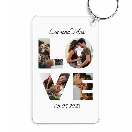 Love - Personalisierter Schlüsselanhänger