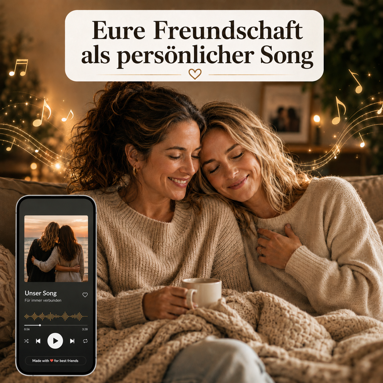 Freundschaftssong für deine beste Freundin – Eure Erinnerungen als persönliches Lied