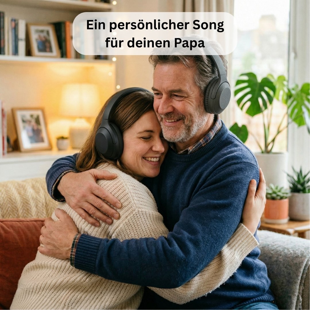 Chanson personnelle pour papa - un cadeau qu'il n'oubliera jamais