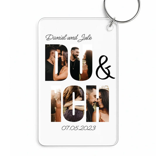 Du & Ich - Personalisierter Schlüsselanhänger