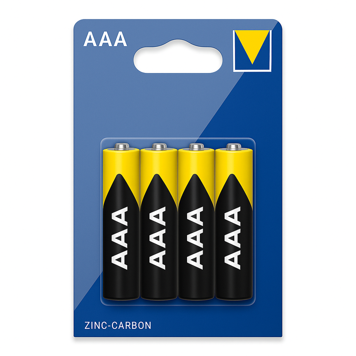 4x AAA Batterie - Set für LED-Kerze